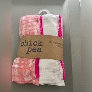 Chick Pea 100% Muslin Tie Dye Swaddle Blankets 2 Pack